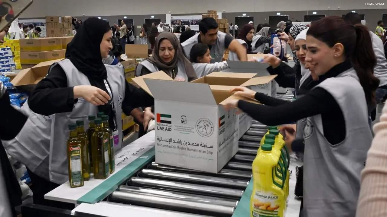 UAE Packs 10 Million Meals for Gaza Through Humanitarian Drive