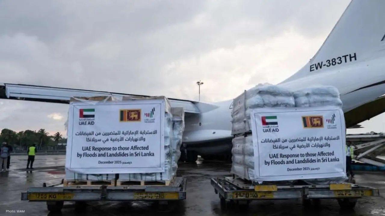 UAE Dispatches Seventh Relief Flight Amid Sri Lankan Flood Crisis