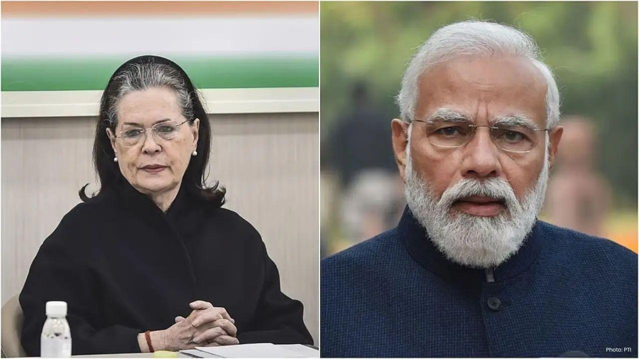 PM Modi Wishes Congress Leader Sonia Gandhi on Her Birthday