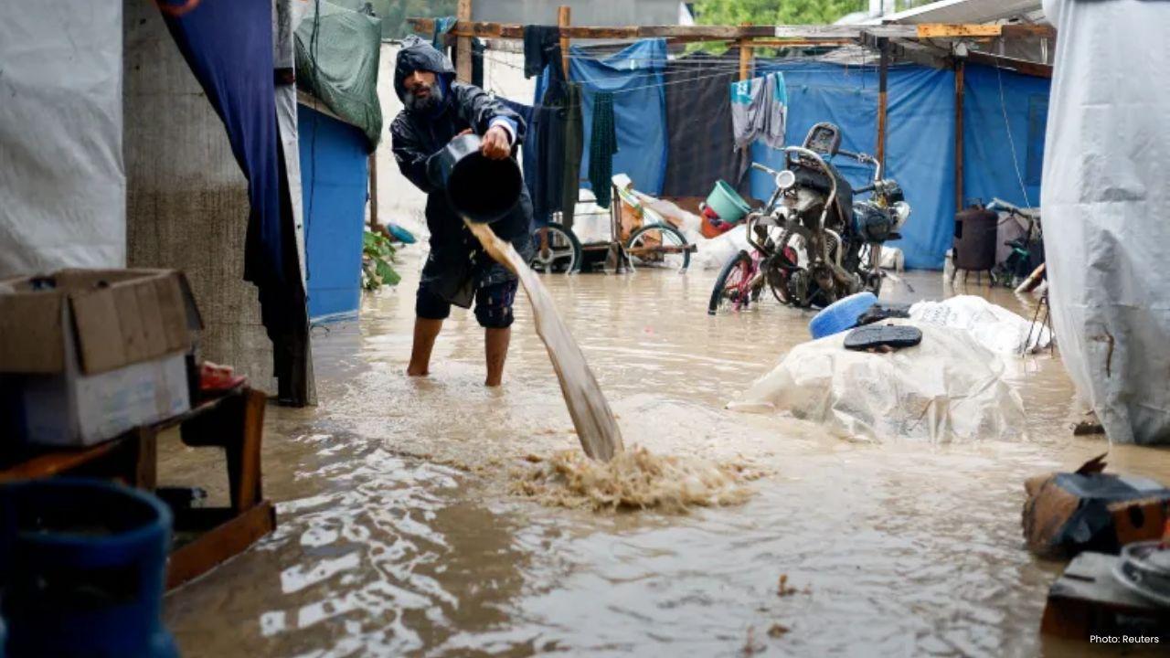 Storm Byron Kills 14 in Gaza, Homes Collapse Amid Heavy Rain