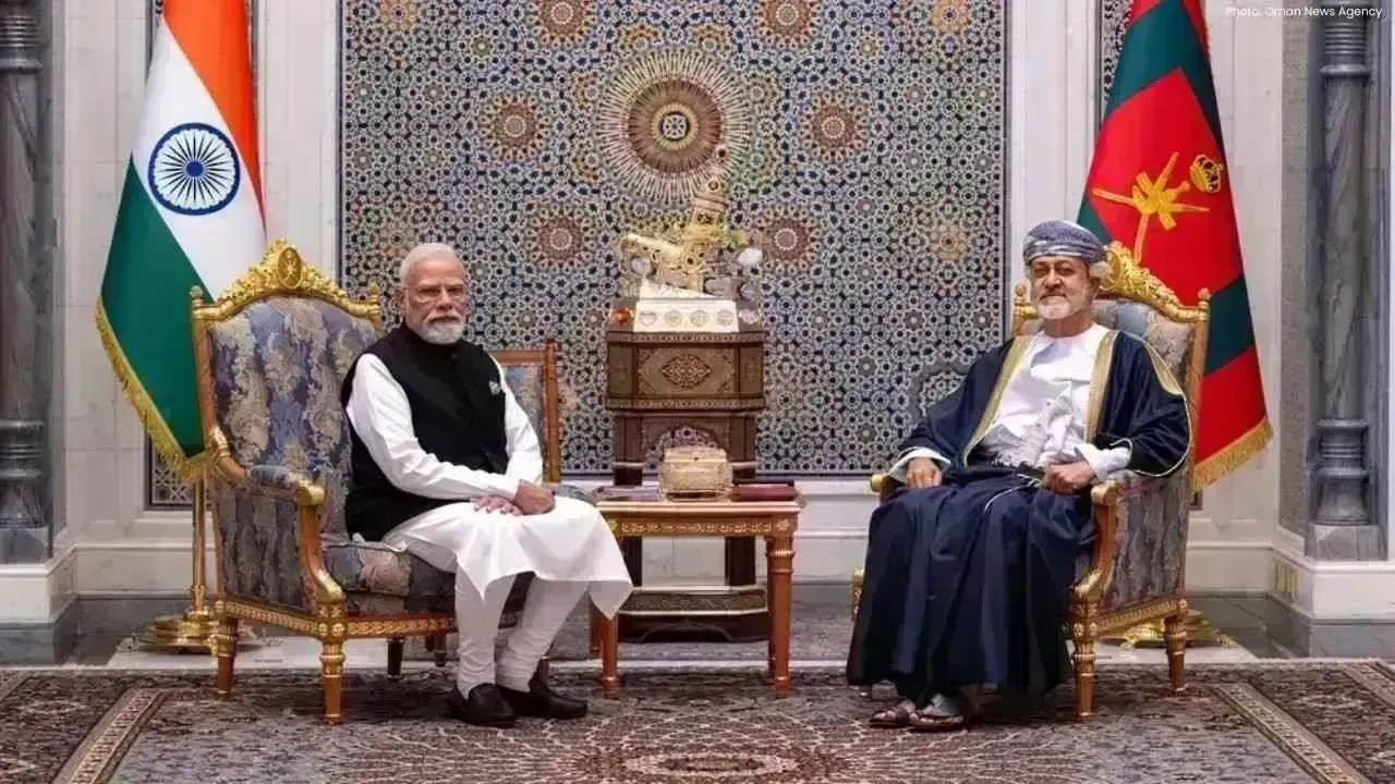 Oman Sultan and PM Modi Hold Talks to Boost Trade Ties