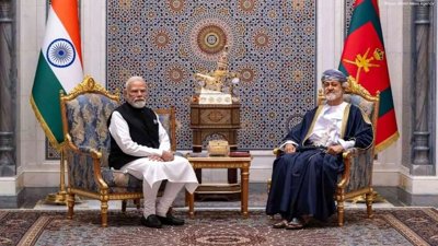 Oman Sultan and PM Modi Hold Talks to Boost Trade Ties