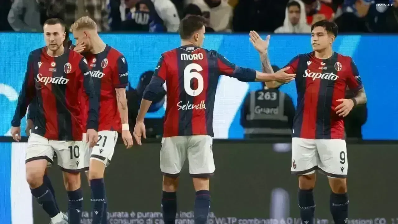 Bologna Beat Inter Milan to Reach Italian Super Cup Final