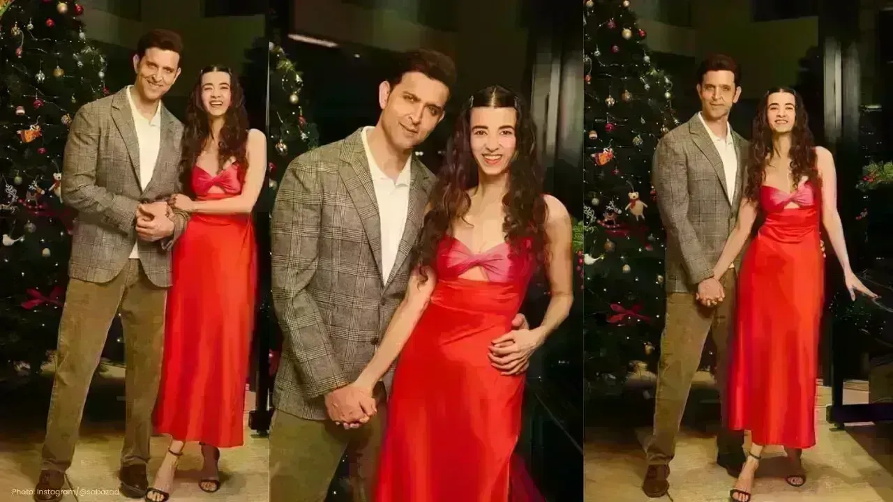 Hrithik Roshan and Saba Azad Celebrate Festive Cheer with Family