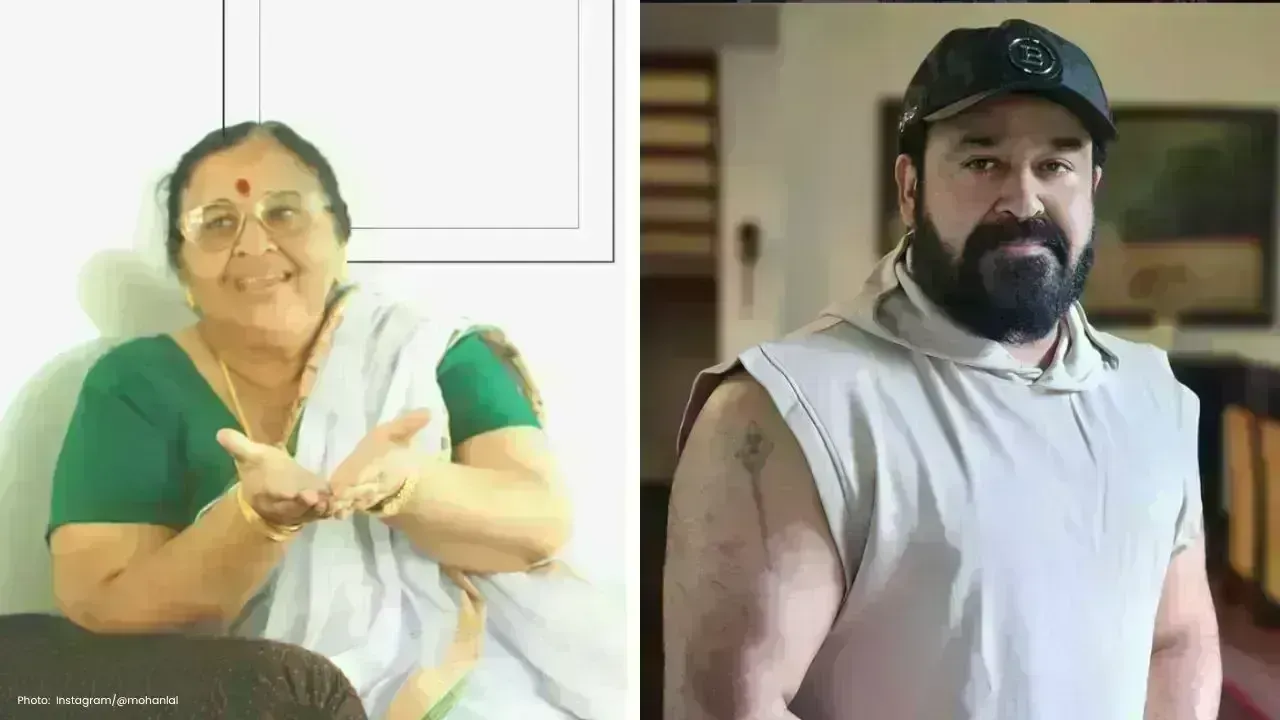 Mohanlal's Mother Santhakumari Passes Away at Age 90 in Kochi