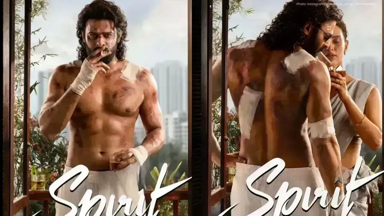 Excitement Peaks as Prabhas and Tripti Dimri Unveil 'Spirit' Poster