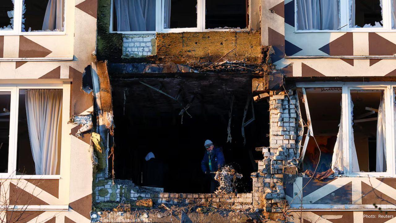 Tragic Air Attack in Kyiv Leaves Two Civilians Dead Amid Ongoing Conflict