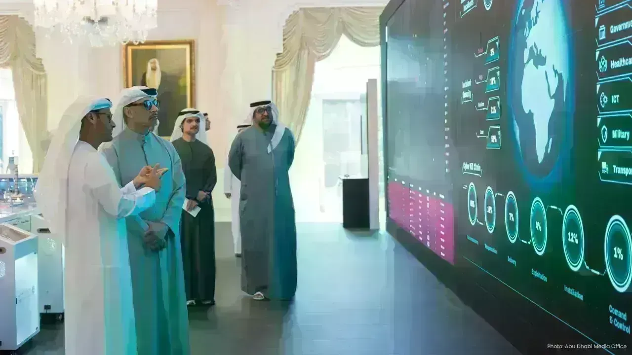 Sheikh Hazza Evaluates UAE Cybersecurity Strategies in Al Ain