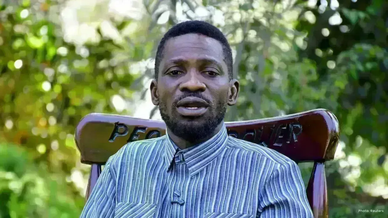 Uganda Police Dismiss Claims of Opposition Leader Bobi Wine's Arrest Amid Election Tensions