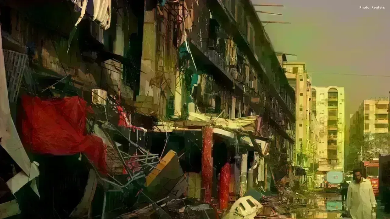 Tragic Blaze at Karachi Mall Results in Nearly 50 Fatalities as Search Operations Persist