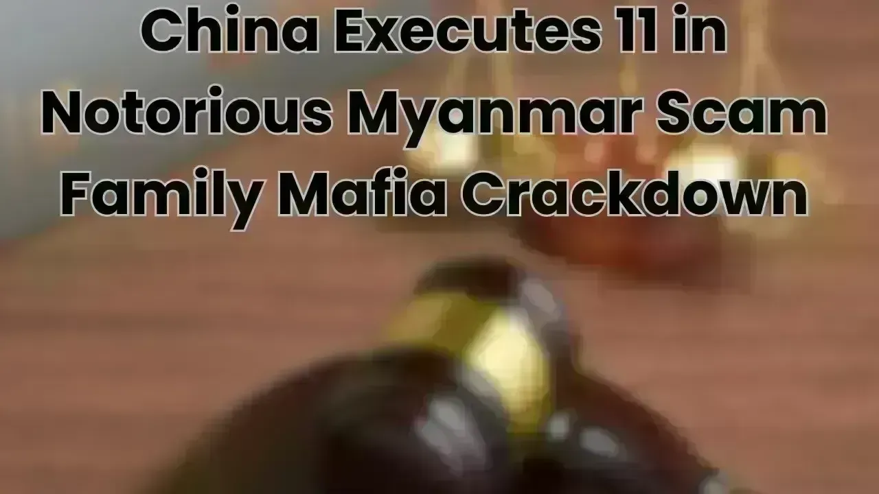 China Carries Out Executions of 11 Ming Family Members for Myanmar Scams