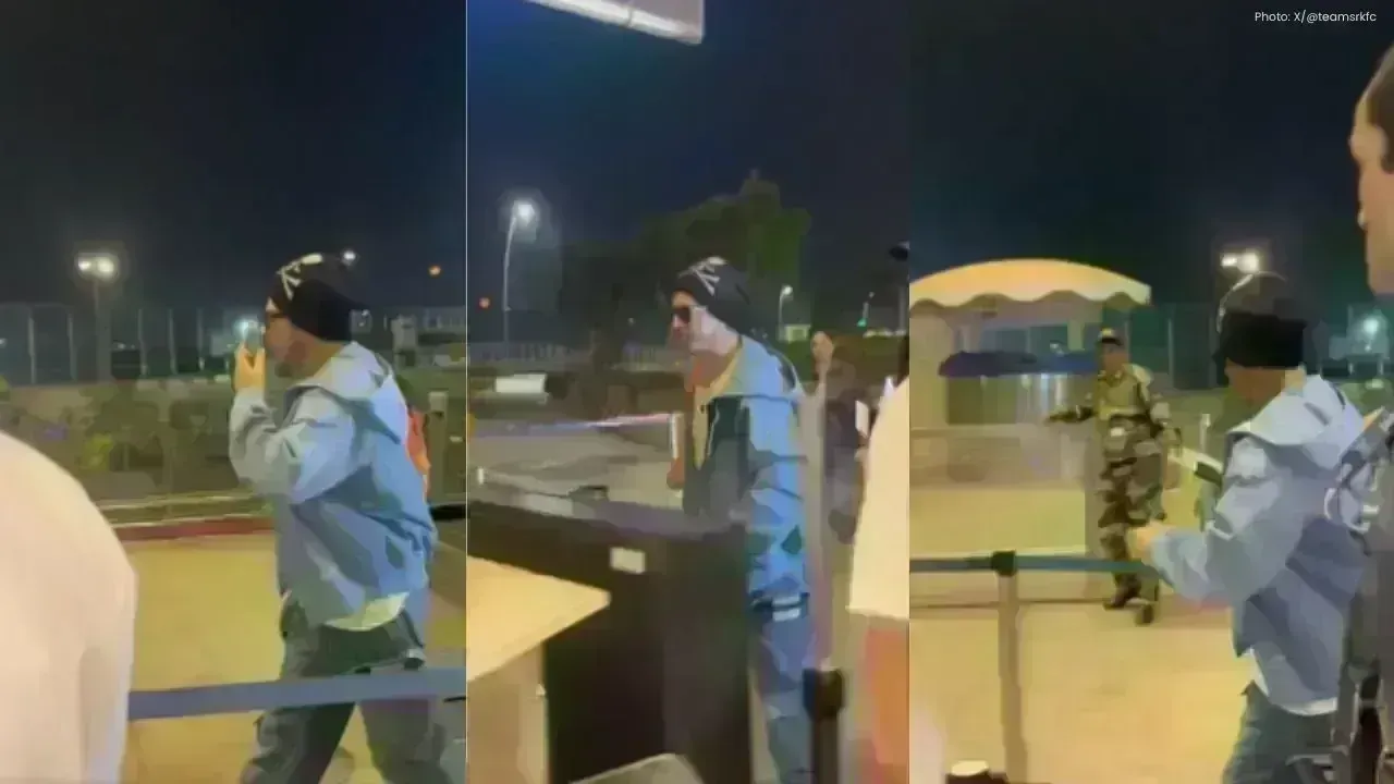 Shah Rukh Khan Spotted at Mumbai Airport on Way to Dubai