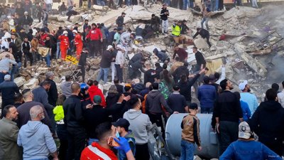 Tripoli Building Collapse Kills 5, Rescuers Search Survivors