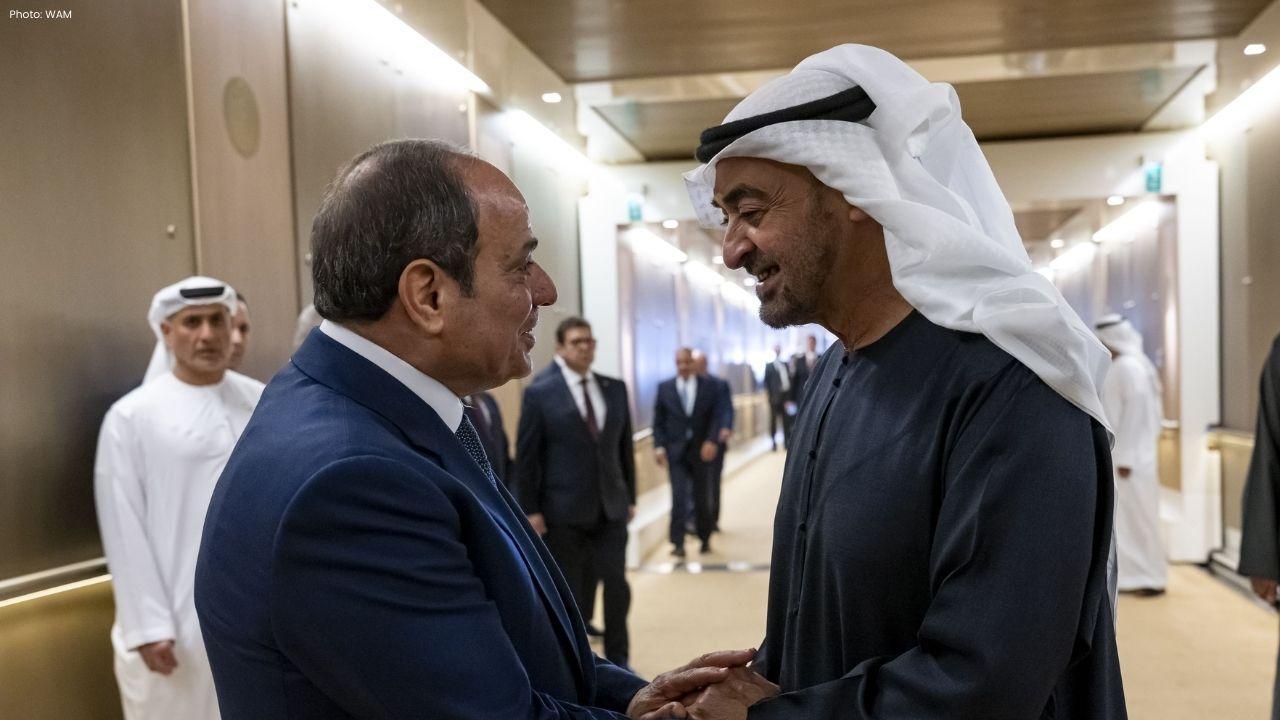 UAE and Egypt Presidents Meet in Abu Dhabi to Strengthen Relations