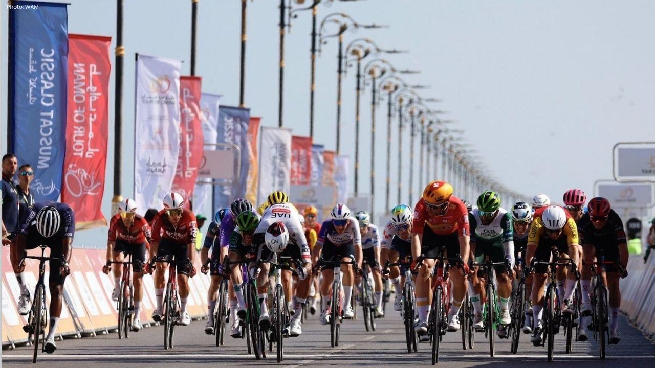 Sebastián Molano Finishes Third in Stage 4 of Tour of Oman for UAE Team