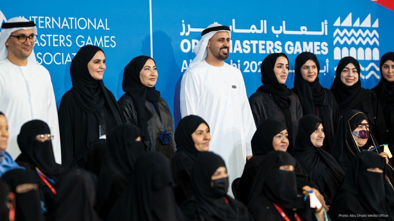 Sheikh Theyab Attends Open Masters Games Abu Dhabi 2026