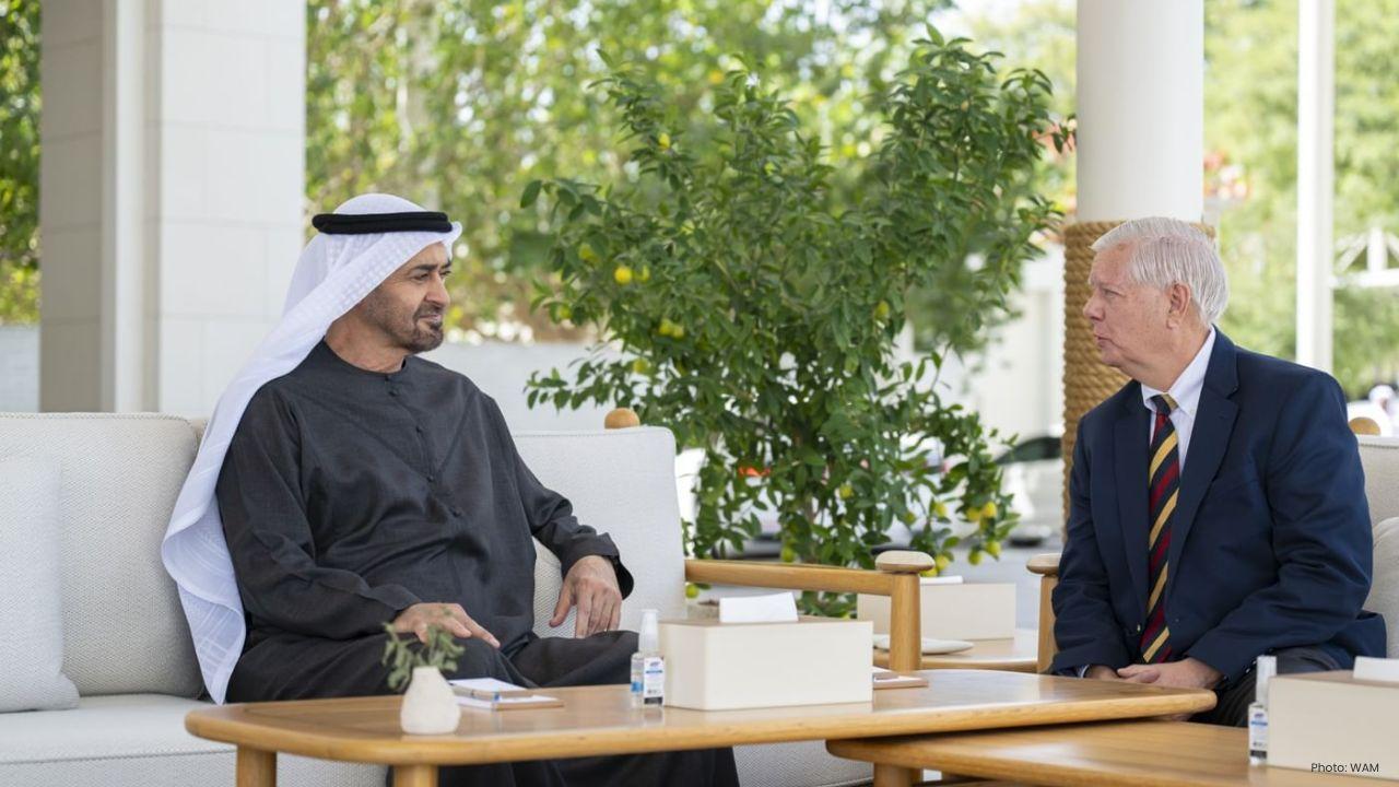 UAE President Meets US Senator Lindsey Graham to Boost Ties