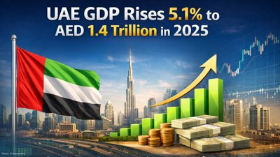 UAE GDP Jumps 5.1% to AED 1.4 Trillion in 2025