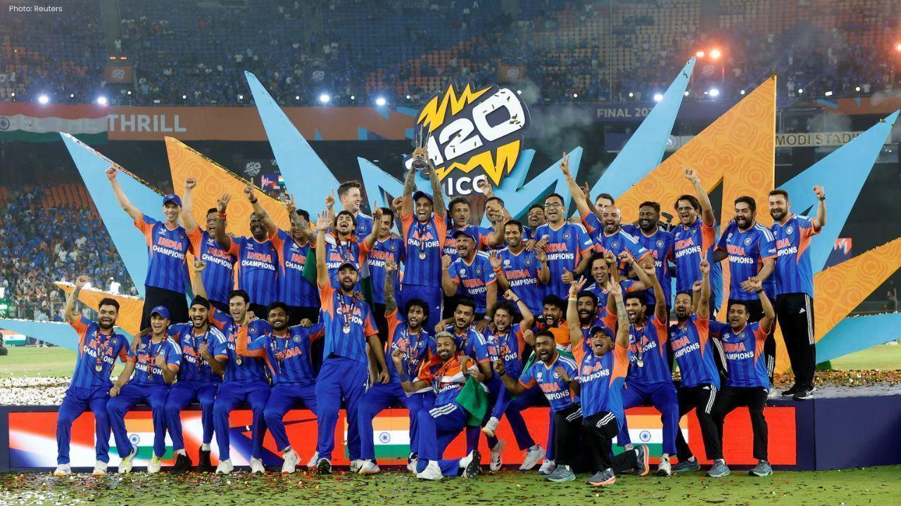 BCCI awards ₹1.31bn bonus to India after T20 World Cup win