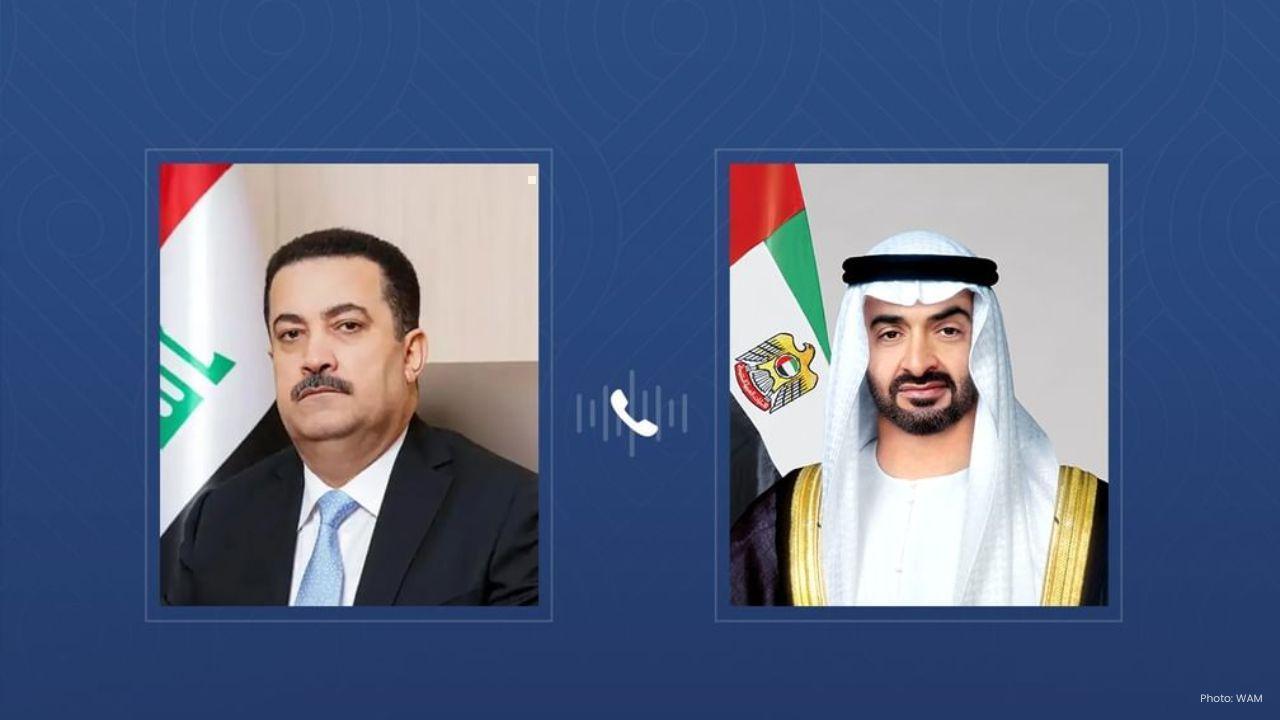 UAE President, Iraq PM discuss tensions, consulate attack