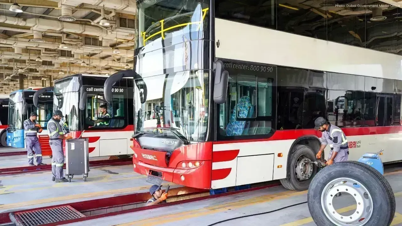 Dubai's RTA Sets Global Record with Buses Surpassing 2 Million km Each