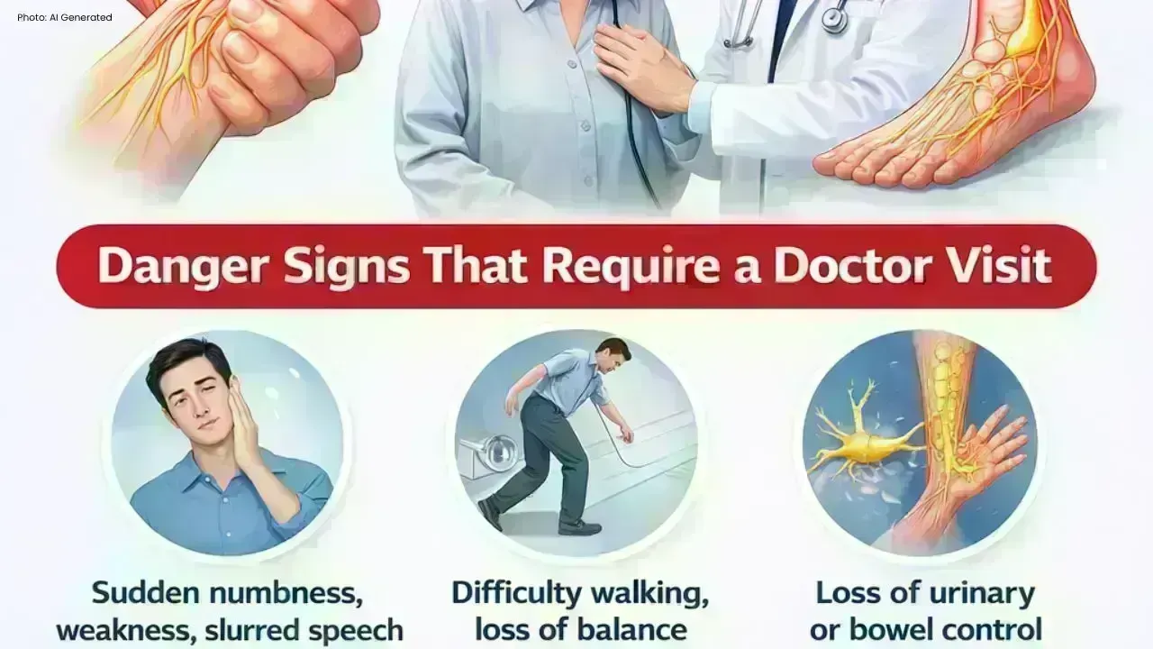 Health Alert: Numbness Could Indicate Serious Illness