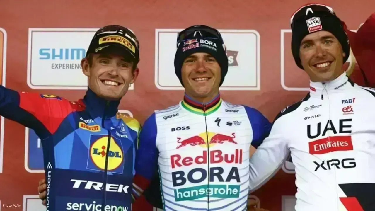 Cosnefroy Claims Third Spot as Evenepoel Triumphs in Amstel Gold Race