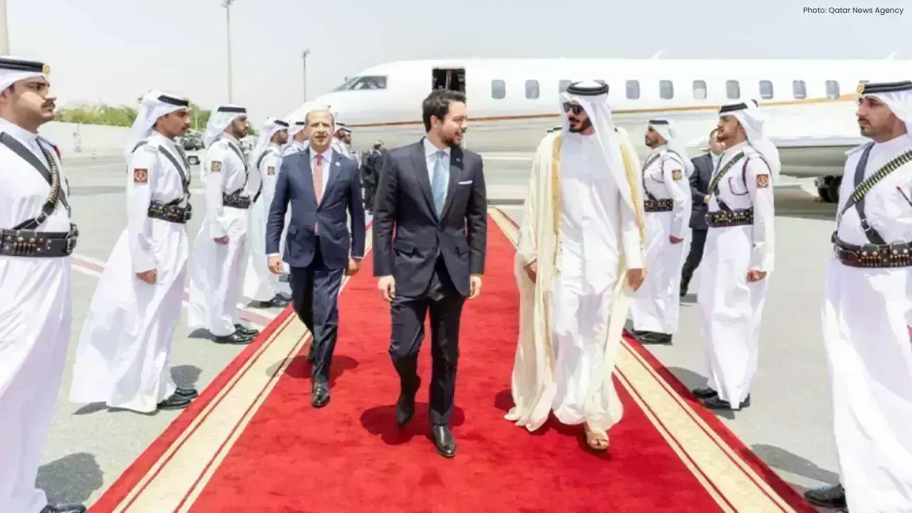 Crown Prince Al Hussein's Official Visit to Doha