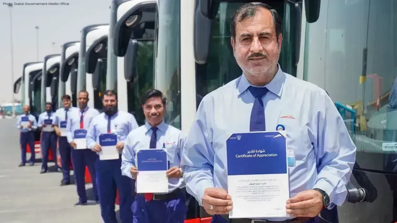 RTA Celebrates 737 Bus Drivers' Exceptional Performance in Dubai 2025