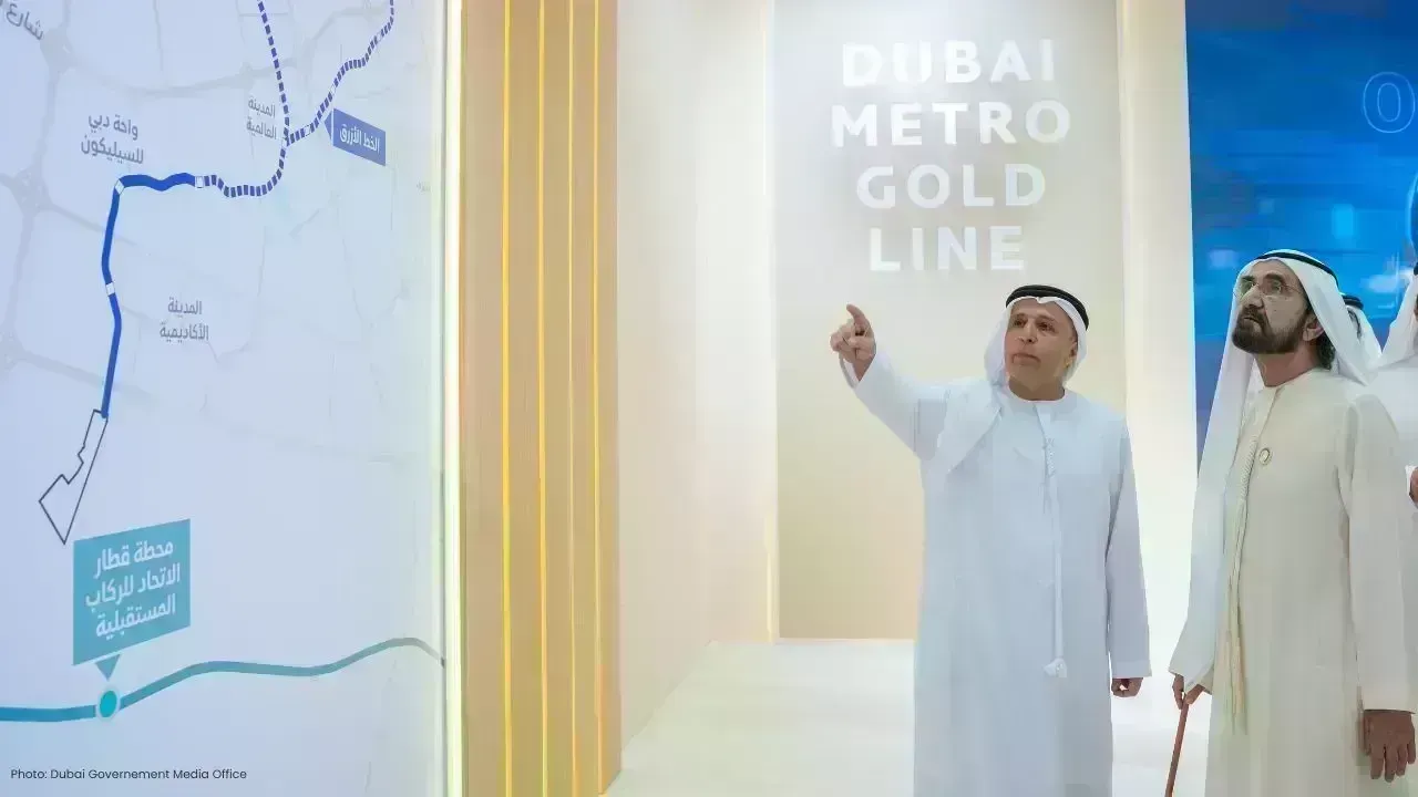 Dubai Unveils AED34B Gold Line Metro Initiative