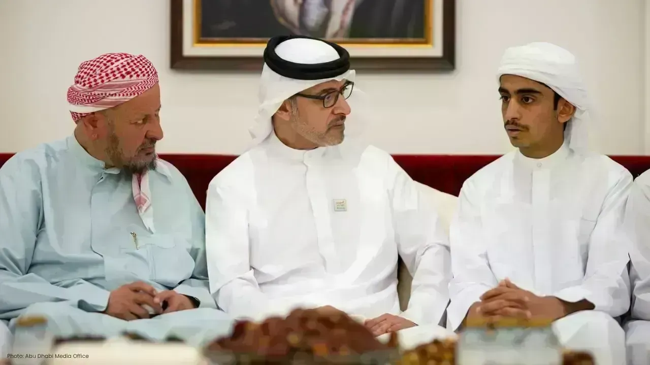 Sheikh Hazza Extends Condolences in Al Ain