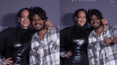 Rihanna's Heartwarming Moment with Paparazzo in Mumbai