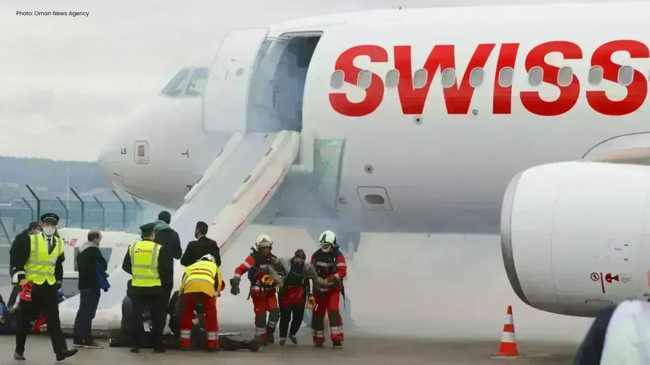 Emergency Abort of Swiss Flight in Delhi Due to Engine Fire