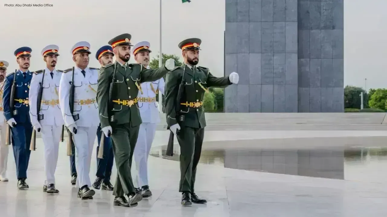 Daily Flag Tribute Celebrated at Wahat Al Karama in Abu Dhabi