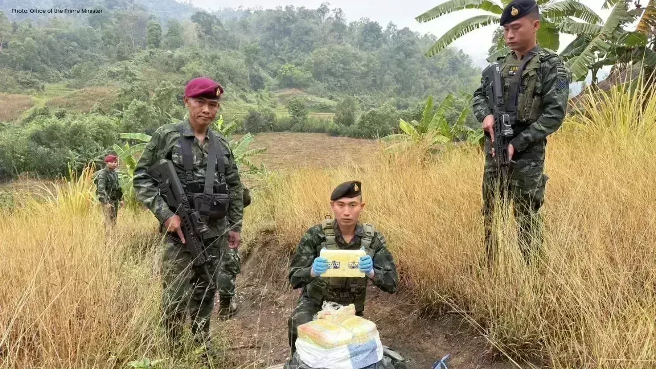Huge Drug Seizure: 2.4 Million Meth Pills Captured in Chiang Rai Clash