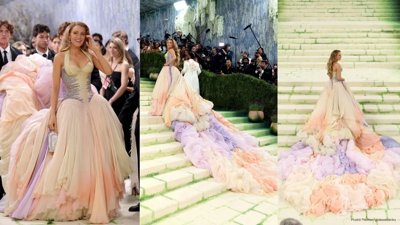 Blake Lively Makes a Grand Return to Met Gala 2026 in Iconic Versace