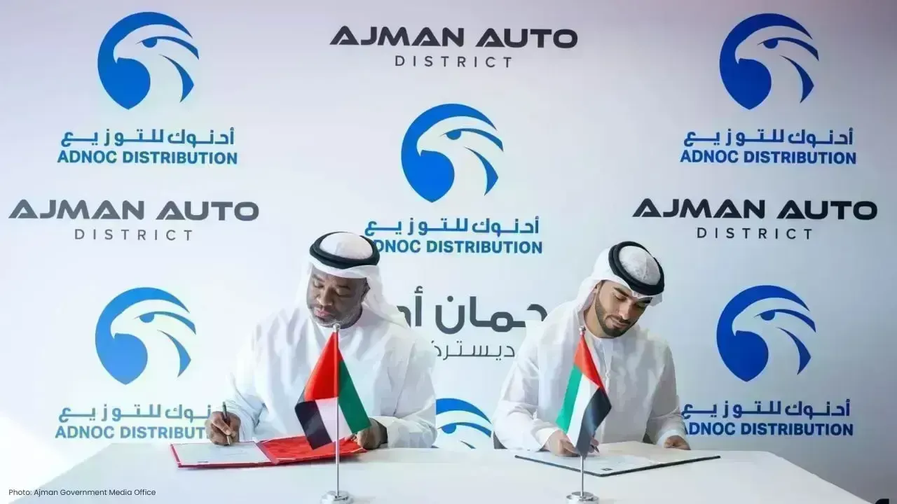 New Fuel Station Partnership Between Ajman Auto District and ADNOC