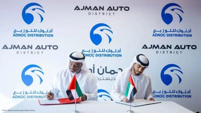 New Fuel Station Partnership Between Ajman Auto District and ADNOC