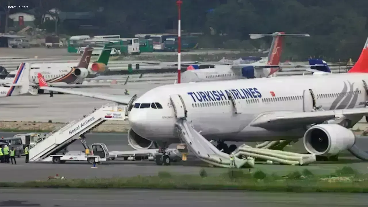 Turkish Airlines Flight Experiences Tire Fire in Kathmandu