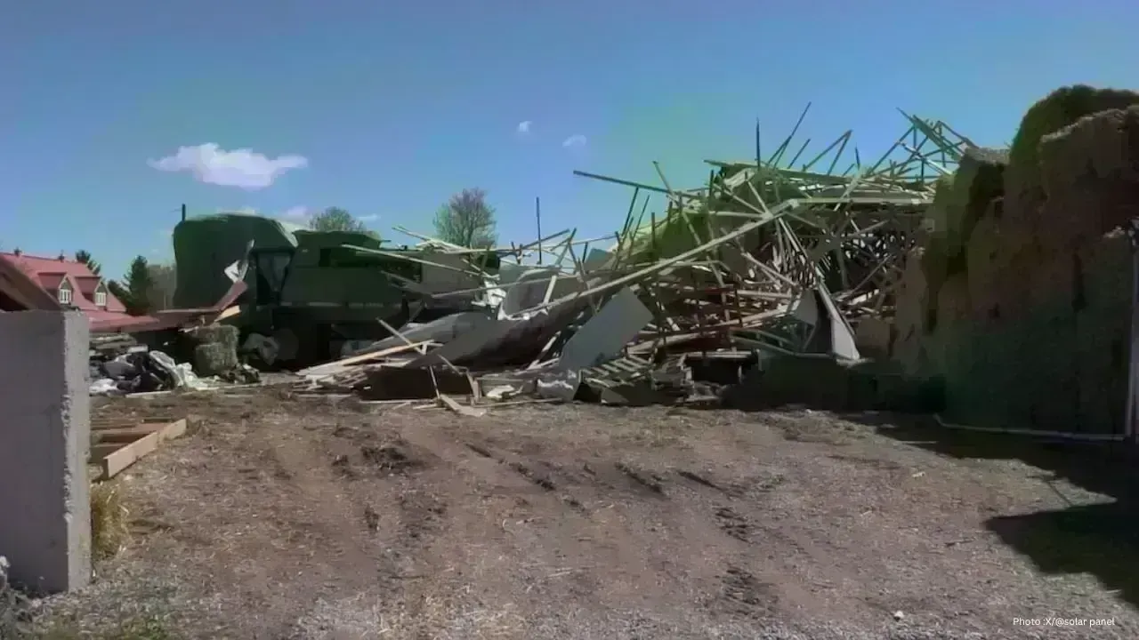 Severe Storm Inflicts Heavy Damage on Farms North of London, Ontario