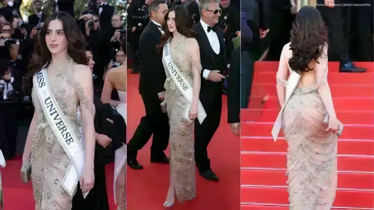 Fatima Bosch Dazzles in Elegant Beige Gown at Cannes 2026