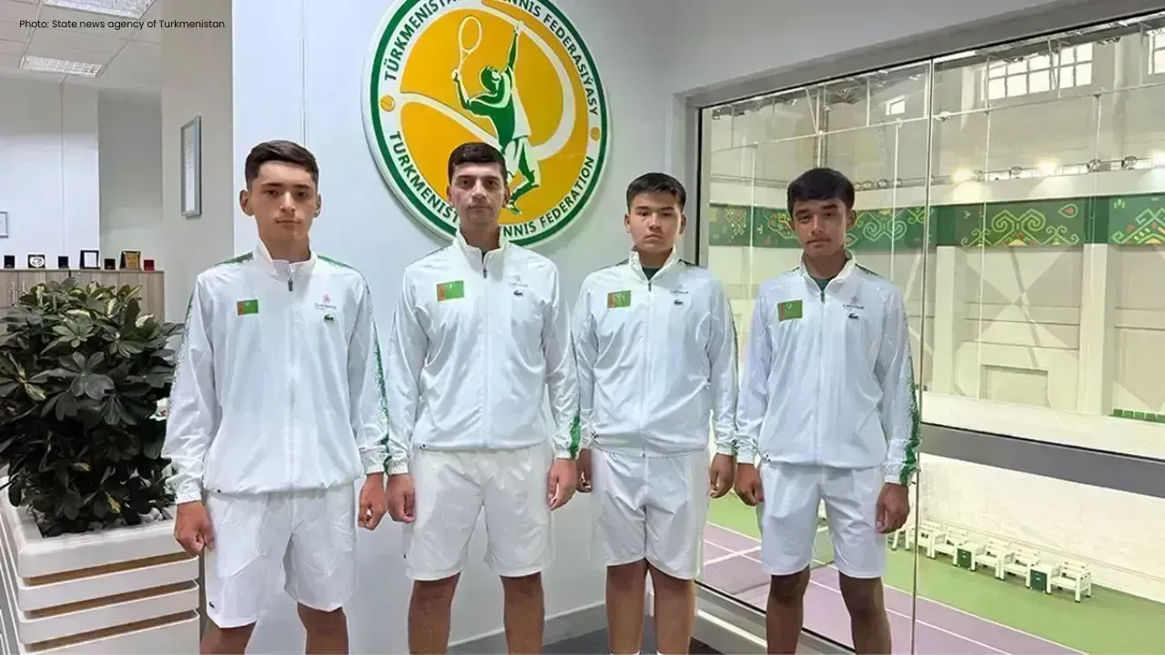 Turkmenistan's U16 Tennis Team Set for Davis Cup Challenge