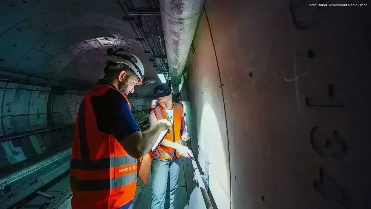 RTA Finishes Major Upgrade on Dubai Metro Tunnel for Enhanced Safety