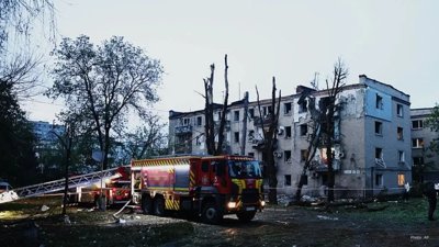 Escalation of Russian Air Strikes Targets Eight Ukrainian Regions
