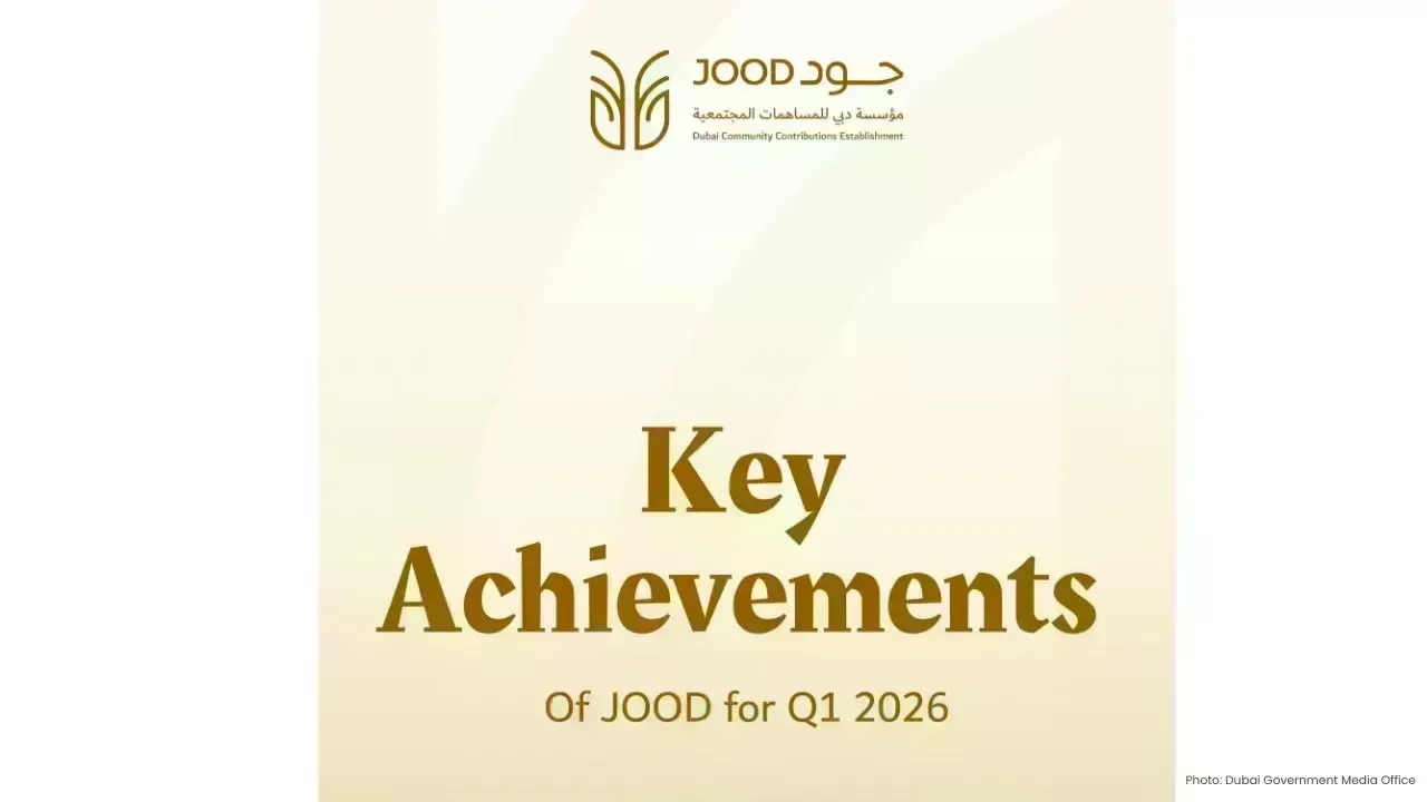JOOD Achieves AED 63 Million in Community Contributions for Q1 2026