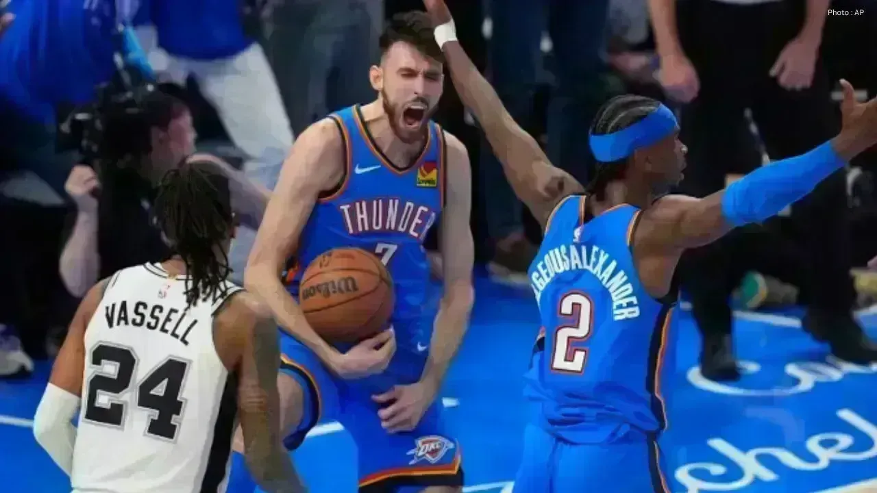 Thunder Bounces Back to Even Series with Spurs in Game 2