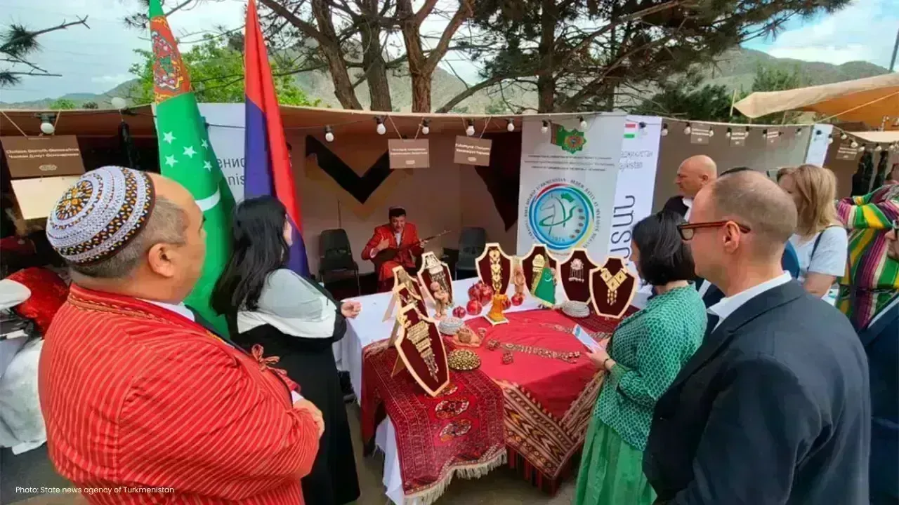Turkmenistan's Cultural Brilliance at Armenia's Crafts Festival