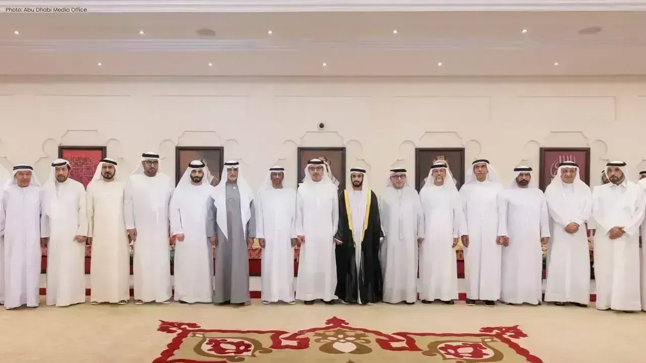 Sheikh Hazza bin Zayed Joins Wedding Celebration in Abu Dhabi