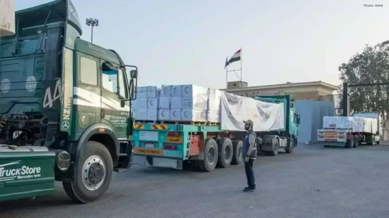 UAE Dispatches 930 Tonnes of Eid Aid to Gaza