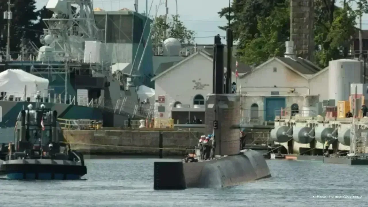 Historic Submarine Journey: South Korean Vessel Docks in Canada